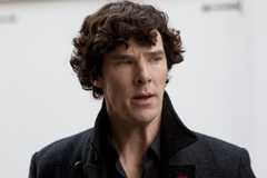 Benedict Cumberbatch as Sherlock Holmes in season 2, episode 1