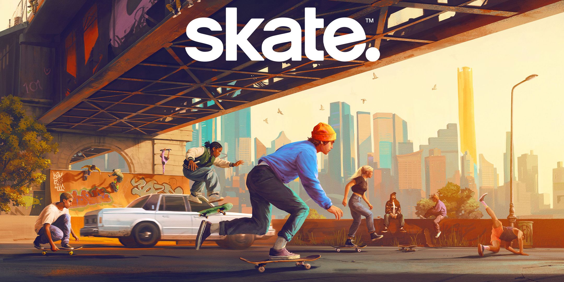 Art for the 2025 EA Skate game