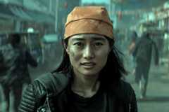 Shioli Kutsuna looking directly at camera in Invasion season 2